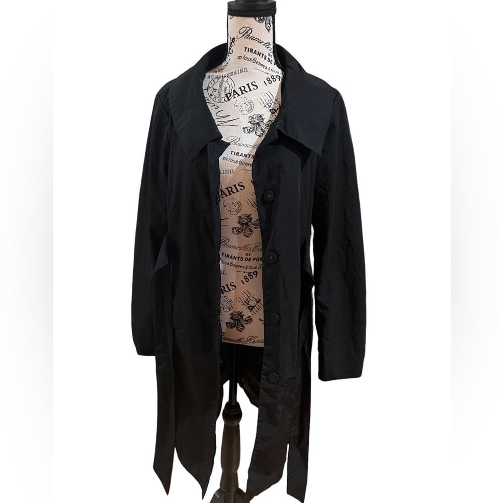 Simply Vera Vera Wang Women Coats & Jackets Coats MED Black Nylon.